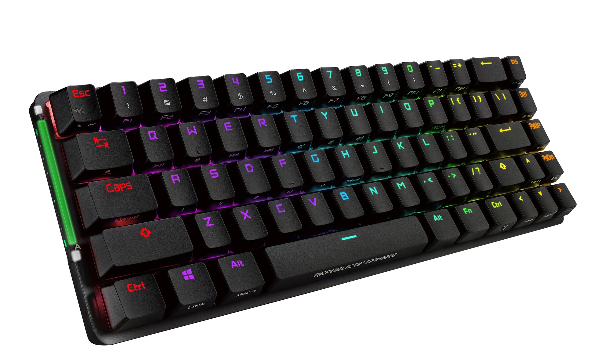 ASUS ROG Falchion – Gaming-Tastatur 65% – Mechanisch, RGB – 2,4 GHz & USB-C – AZERTY (FR) – Ohne Ziffernblock