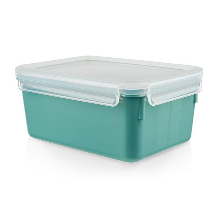 EMSA Vorratsdose 2,2 l, 22,5 × 16,3 × 9,9 cm, Polypropylen (PP)/TPE, Grün, leckdicht