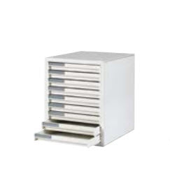 Styro Schubladenelement – für Format A4 – 270 × 340 × 345 mm