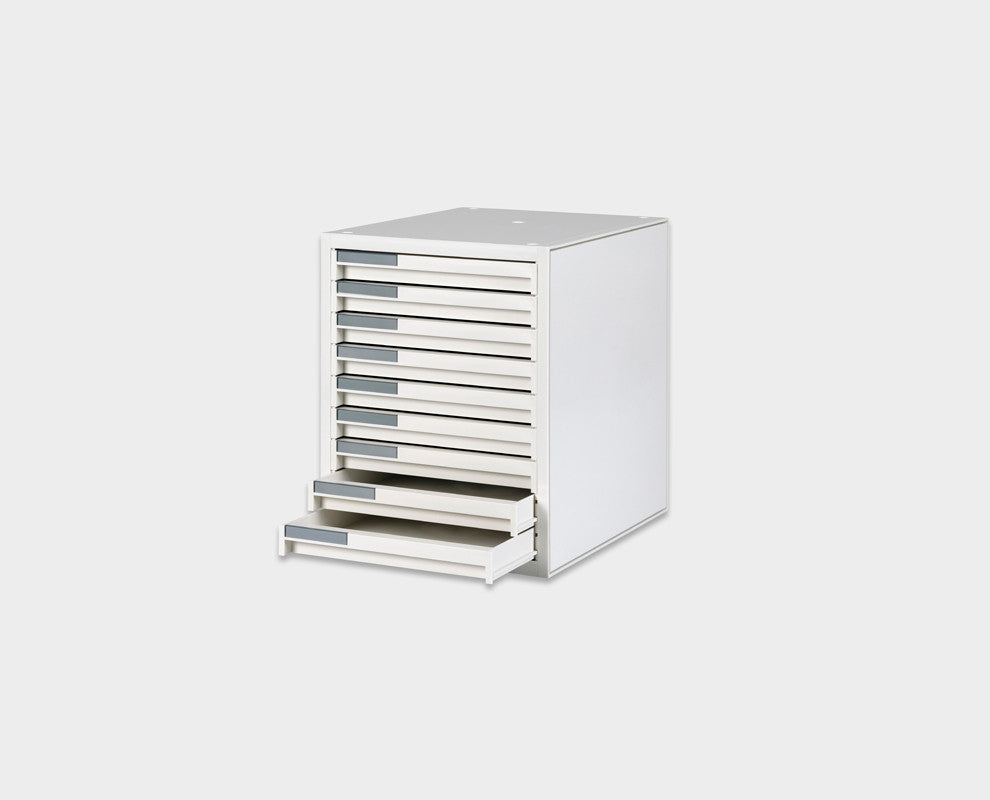 Styro Schubladenelement – für Format A4 – 270 × 340 × 345 mm