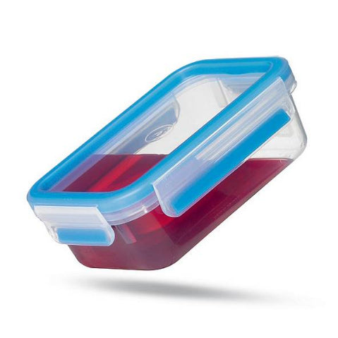 EMSA Vorratsdose 2,2 l, 22,5 × 16,3 × 9,9 cm, Polypropylen (PP)/Thermoplastisches Elastomer (TPE), Rot