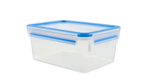 EMSA Vorratsdose 2,2 l, 22,5 × 16,3 × 9,9 cm, Polypropylen (PP)/Thermoplastisches Elastomer (TPE), Rot
