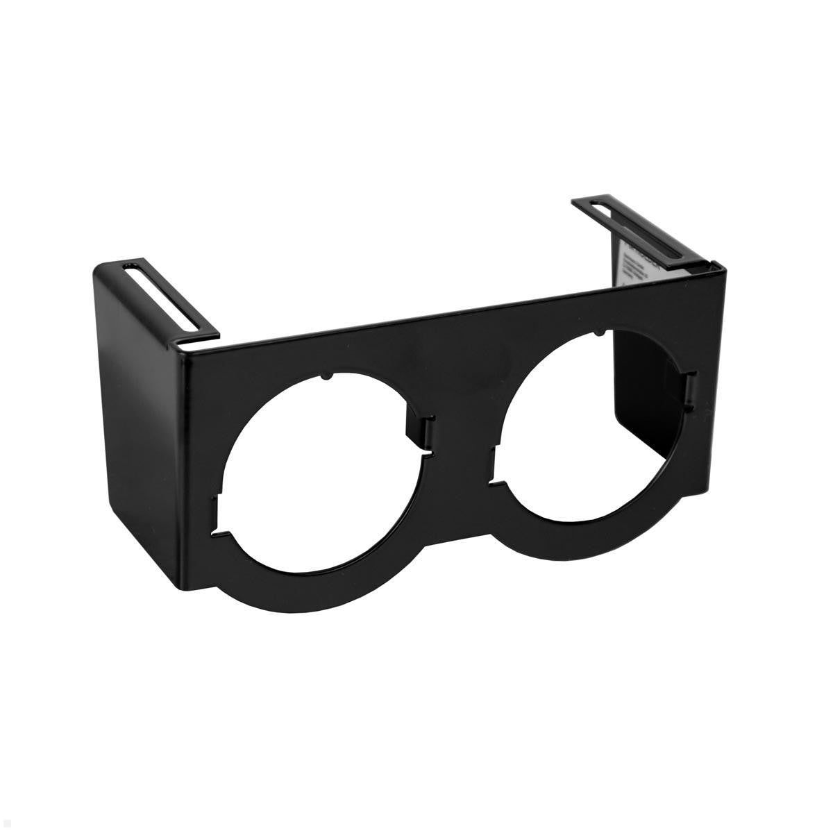 Bachmann PIX Halter 2-fach – Einbau-Anschlussfeld PIX, schwarz