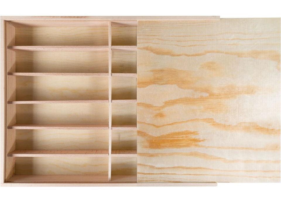 Eberhard Faber Hexagonal-Buntstift BIG WINNER – Holzkiste, Mehrfarbig