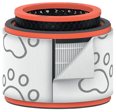 Leitz 3-in-1 Kombifilter (Haustier) – für TruSens Z-2000, weiss