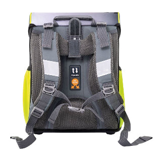 Eberhard Faber EFAlino – 4-teiliges Schulrucksack-Set, Rennauto, 18 l, 33,5×40×24 cm