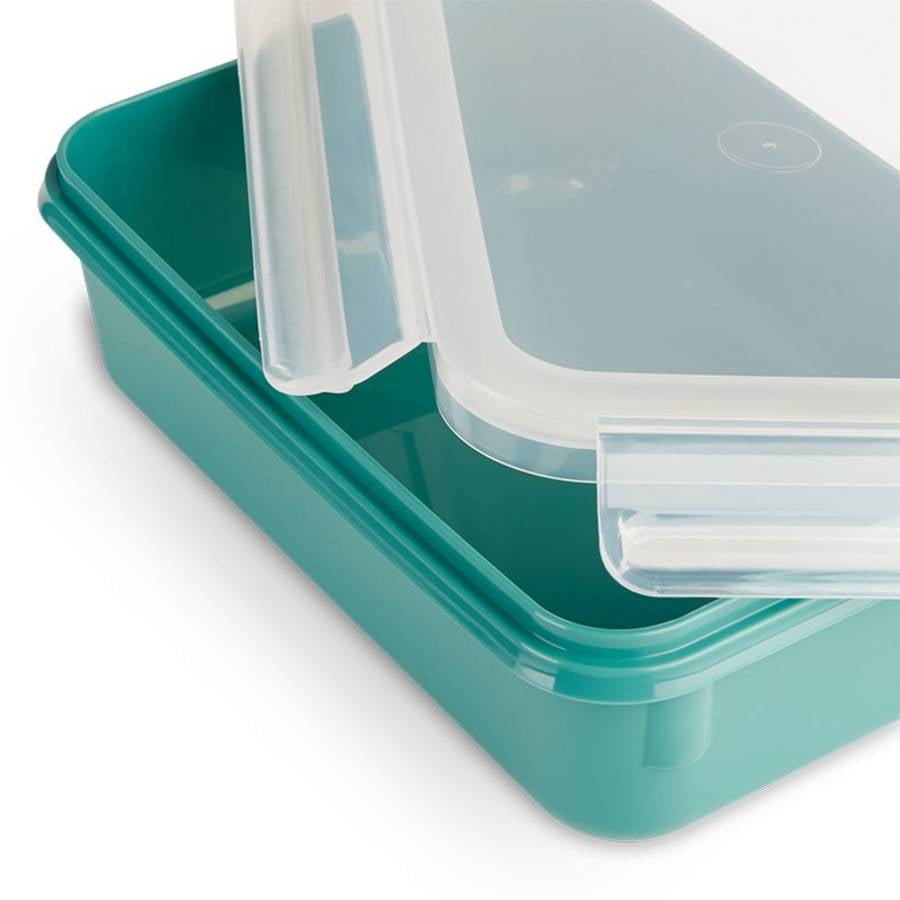 EMSA Vorratsdose 2,2 l, 22,5 × 16,3 × 9,9 cm, Polypropylen (PP)/TPE, Grün, leckdicht