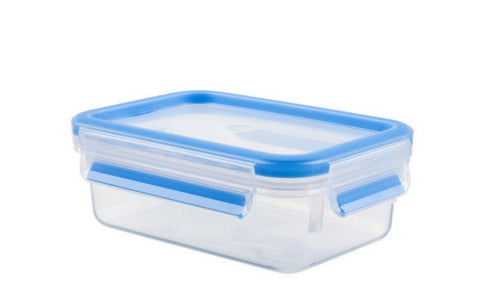 EMSA Vorratsdose 550 ml, 16,3 × 11,3 × 5,8 cm, Polypropylen (PP)/Thermoplastisches Elastomer (TPE), Rot