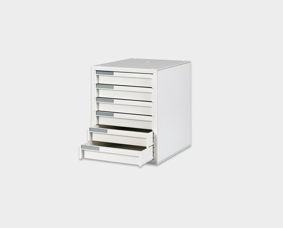 Styro Kay Schubladenelement – für Format A4 – 345 × 270 × 340 mm