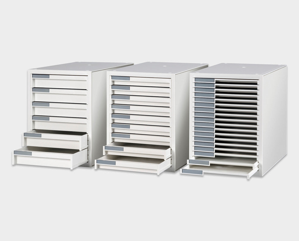 Styro Kay Schubladenelement – für Format A4 – 345 × 270 × 340 mm