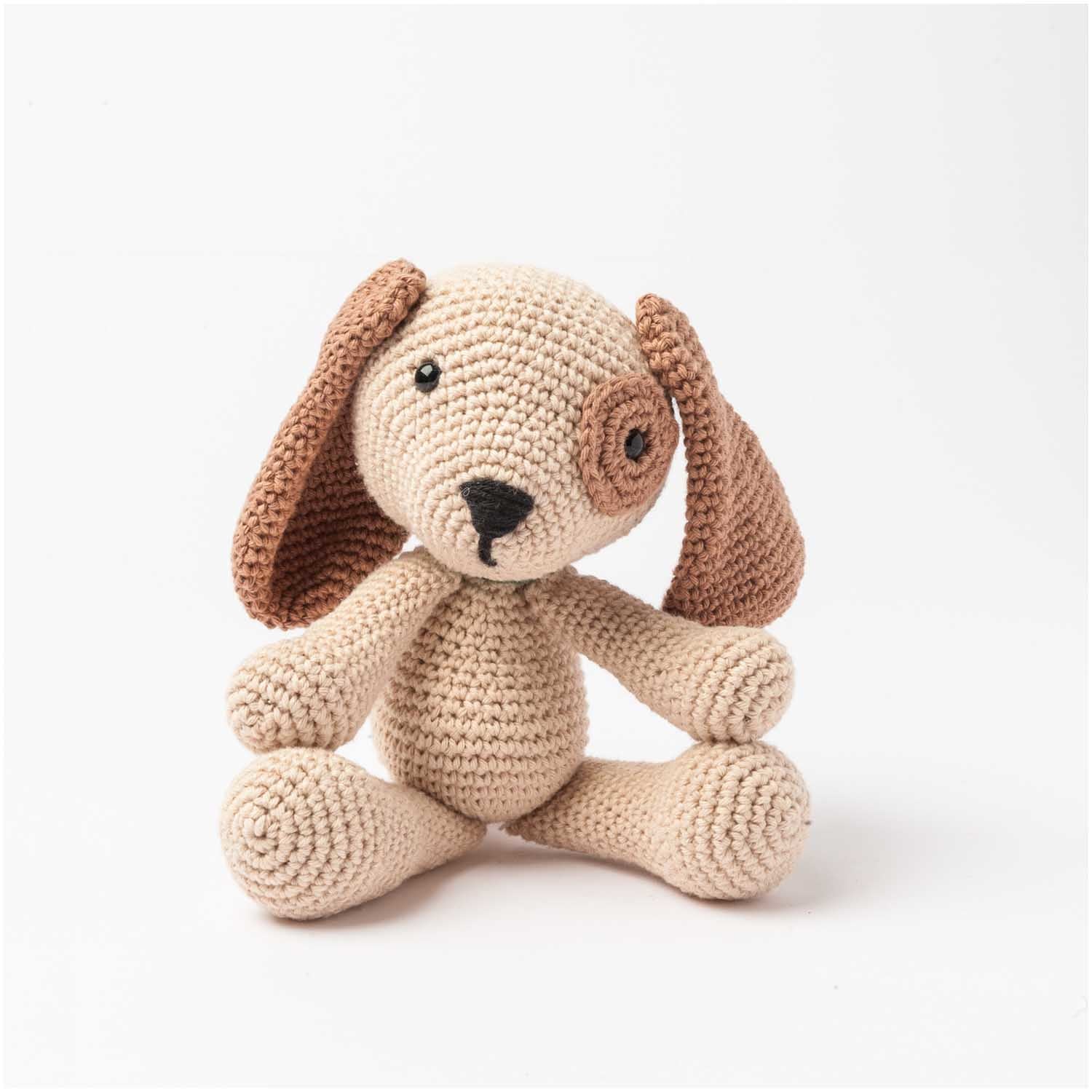 Rico Design Creative Ricorumi Häkelset Mehrfarbig – Hund, 25 g, 25,5 m, 100% Baumwolle, 10 Stk.