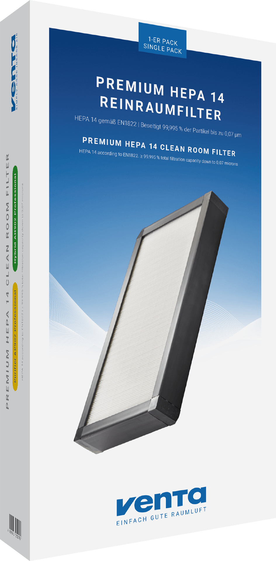 Venta HEPA-Filter (HEPA 14) – für AP902, AH902, LP60