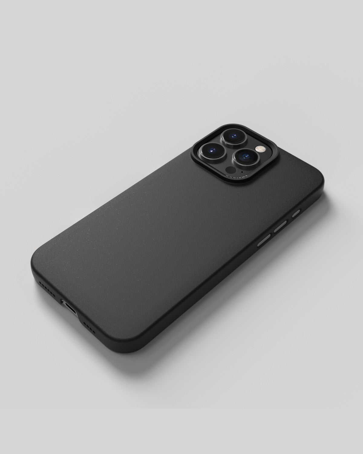 NUDIENT Thin Backcover – für Apple iPhone 16 Pro Max, MagSafe, Kunststoff, Schwarz