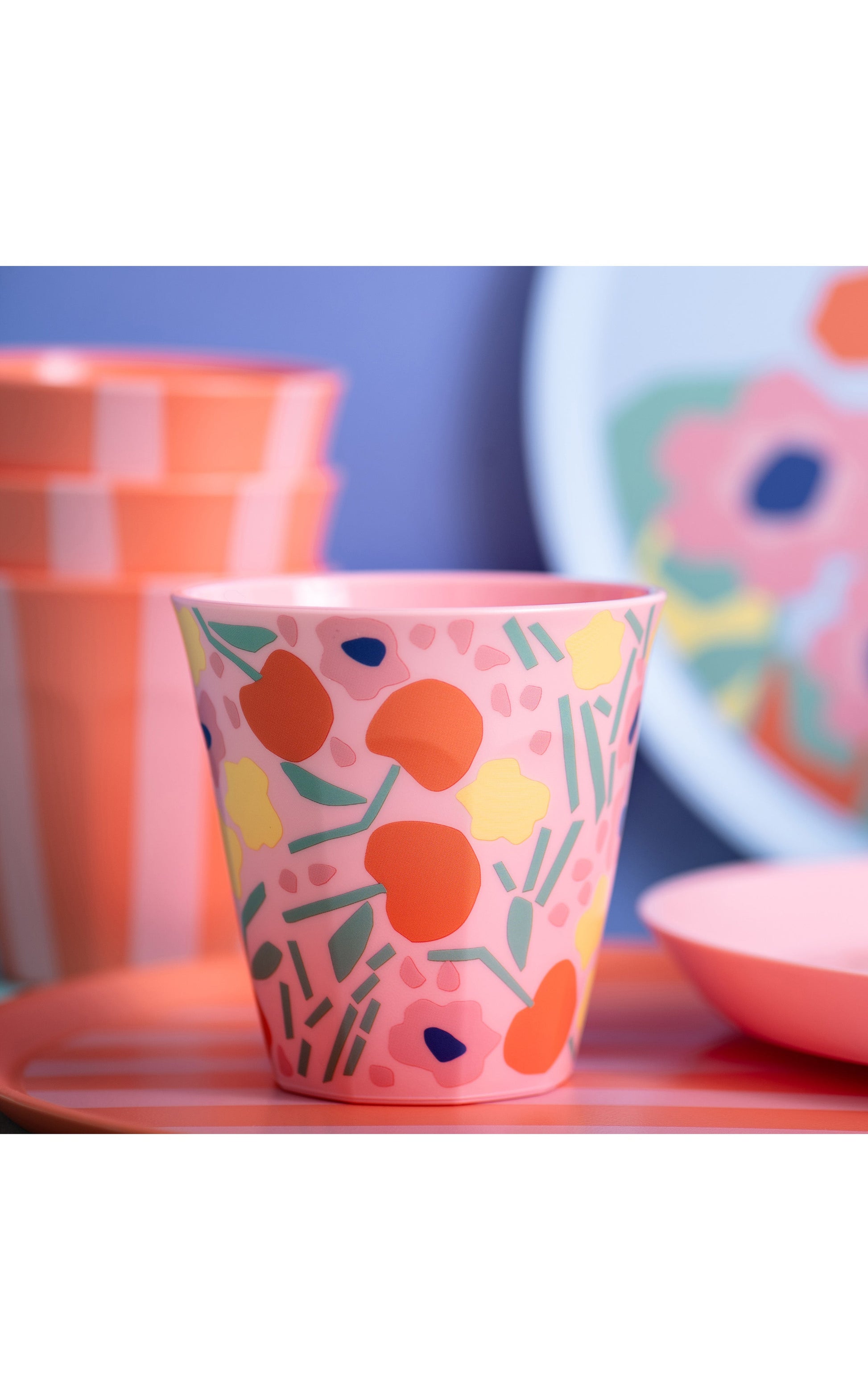 Koziol Becher – 300 ml, Ø 8,9 cm, Kunststoff (biozirkulär), Rosa, spülmaschinenfest, BPA-frei
