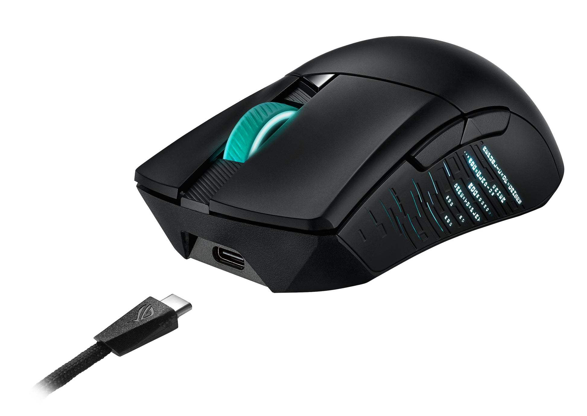 ASUS ROG Gladius III – Gaming-Maus – Kabelgebunden (USB‑A), 19000 DPI, RGB-Beleuchtung, rechts