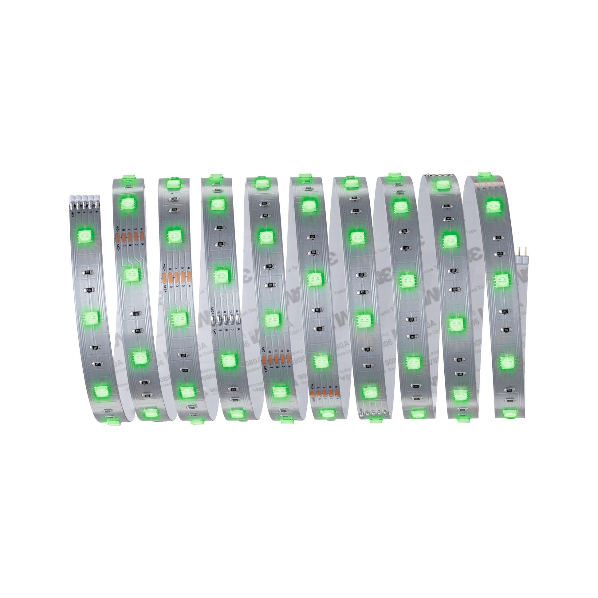 Paulmann LED-Strip MaxLED 250 – Set, 3 m, 810 lm, 19 W, RGB, dimmbar, Fernbedienung, weiss