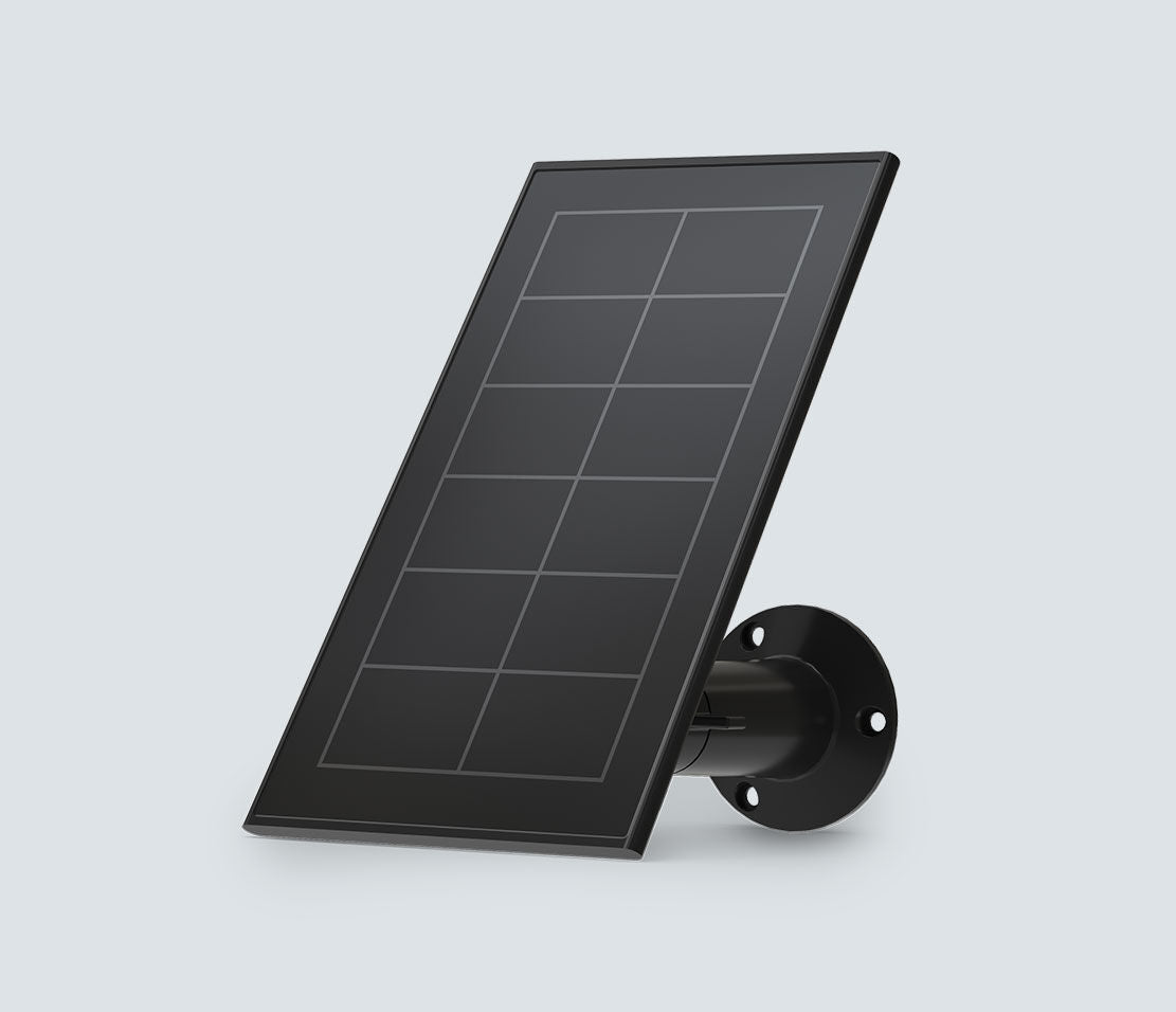 Arlo Solarpanel mit Magnet-Ladekabel V2 – schwarz