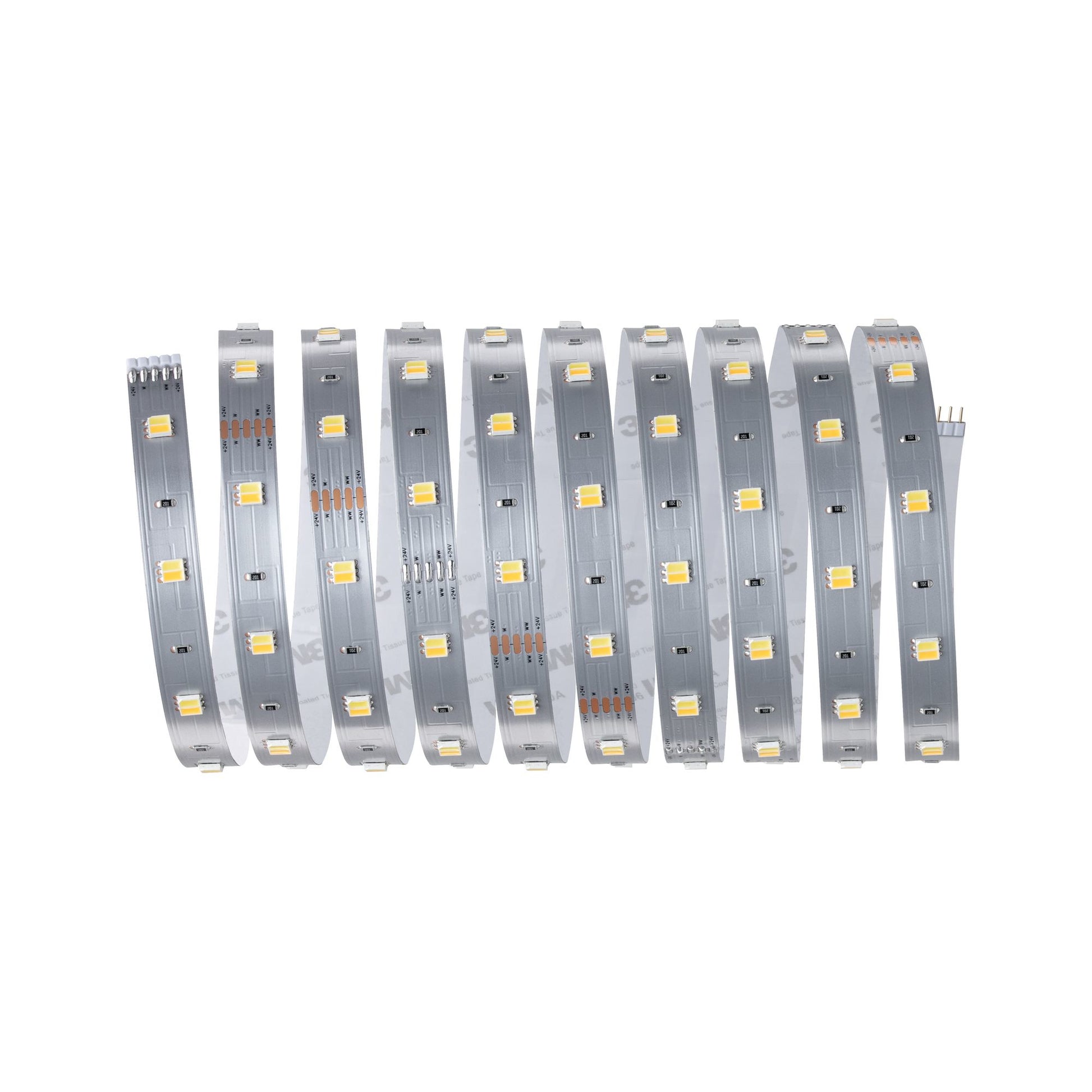Paulmann LED-Strip MaxLED 250 – Set, 3 m, 810 lm, 11,5 W, 2700–6500 K, dimmbar, weiss, Fernbedienung, Netzteil