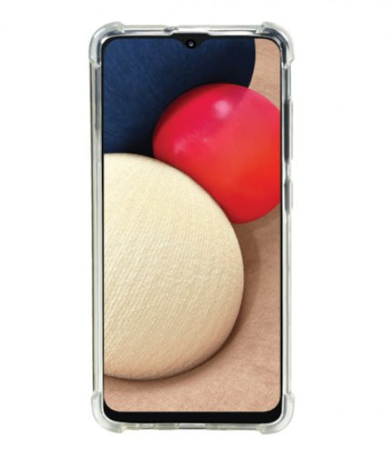 Mobilis Backcover R Series – für Samsung Galaxy A02s – transparent – TPU