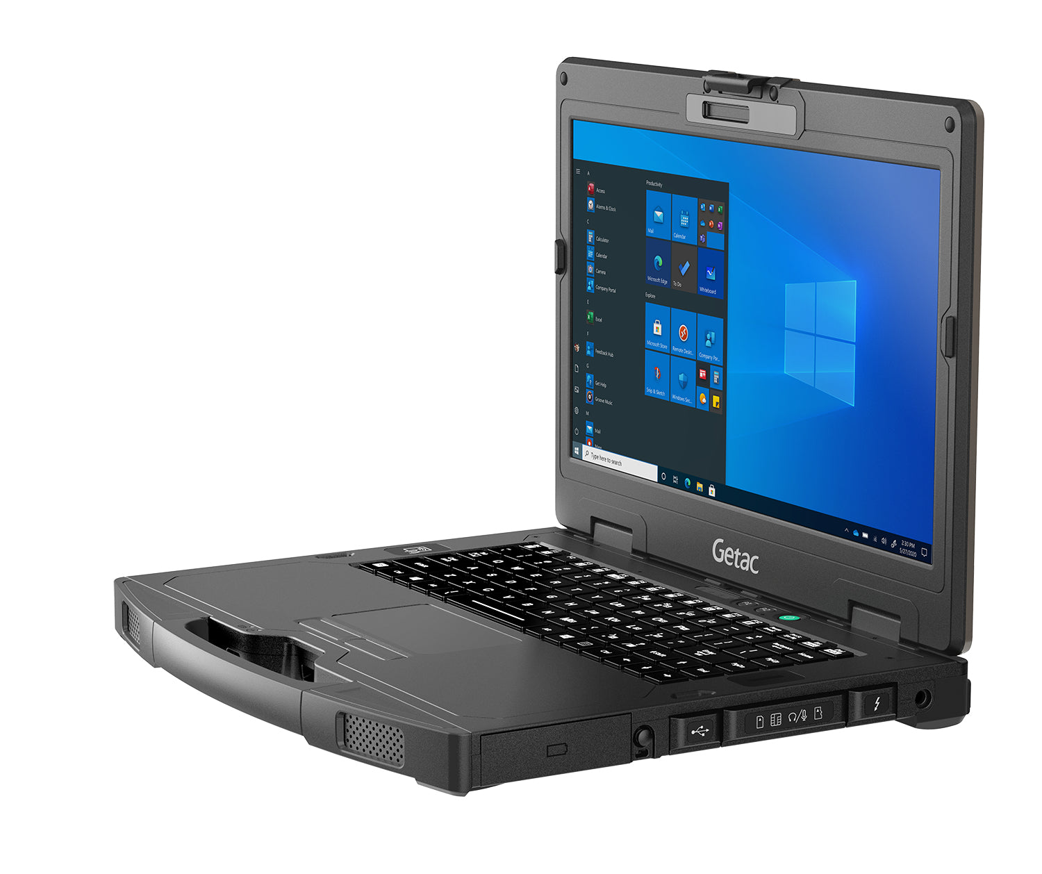 Getac S410 G4 – 14" FHD Touch, Core i5-1135G7, 8 GB, 256 GB SSD, Win 11 Pro