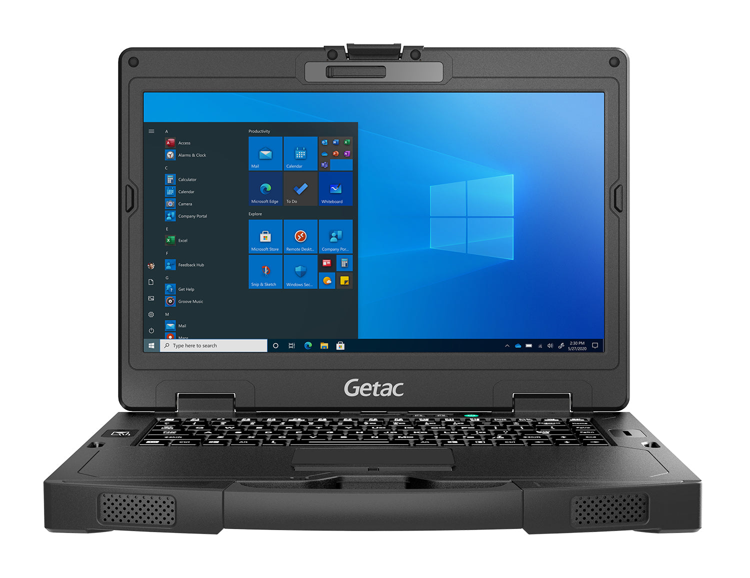 Getac S410 G4 – 14" FHD Touch, Core i5-1135G7, 8 GB, 256 GB SSD, Win 11 Pro