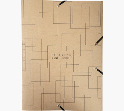 Exacompta Sammelmappe, für A4, Karton, Braun, mit Gummizug