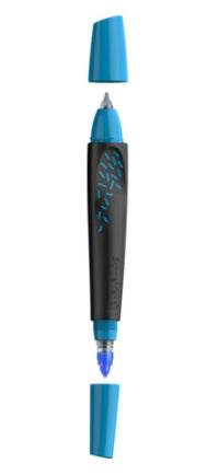 Schneider Schreibgeräte Schneider Breeze – Tintenroller, schnelltrocknend, mit Kappe, 0,5 mm, blau