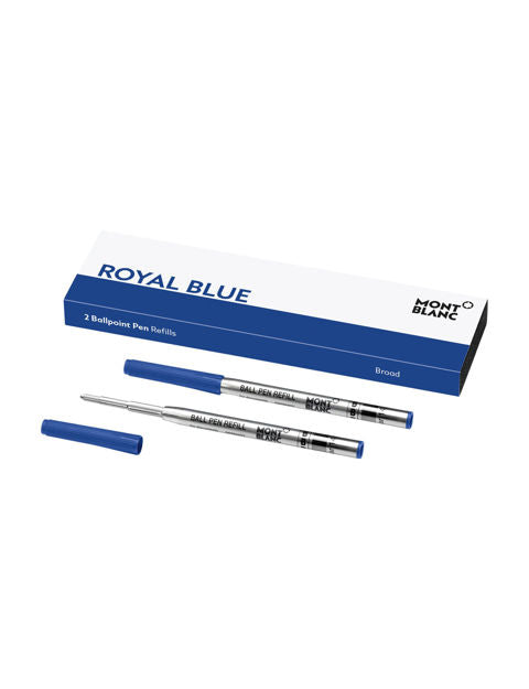 Montblanc Kugelschreiber-Mine – Blau, B, geruchsarm, 2 Stk.