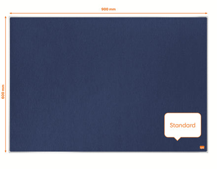 Nobo Filztafel – 88,9 × 58 cm – Blau