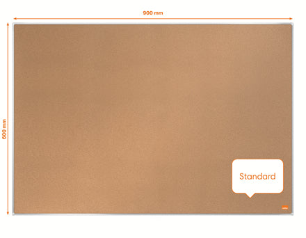 Nobo Impression Pro Korktafel – 88,9 × 58 cm – braun