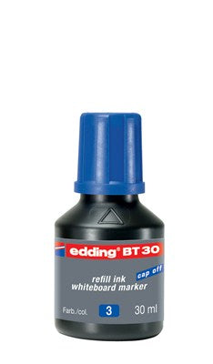 Edding Nachfüllung für Edding 250, 28, 29 + 2 weitere Marker – blau, löschbar, 30 ml