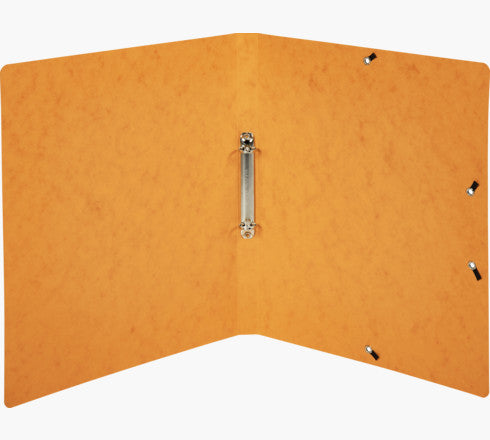 Exacompta Ringbuch – 2-Ring Ø 15 mm – für A4 – Rückenbreite 2 cm – Gummiband – Orange