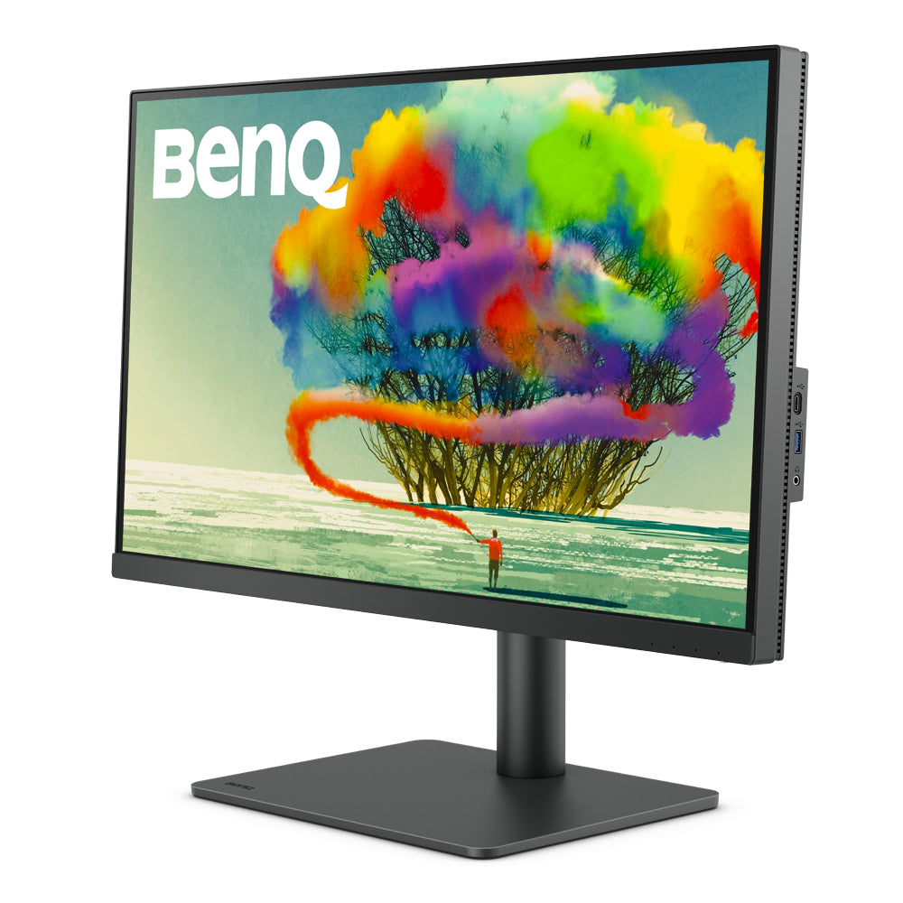 BenQ PD2705U – Monitor, 27", 3840 × 2160 (UHD 4K), IPS, 60 Hz, 250 cd/m², KVM, USB-C, VESA 100 × 100, Schwarz