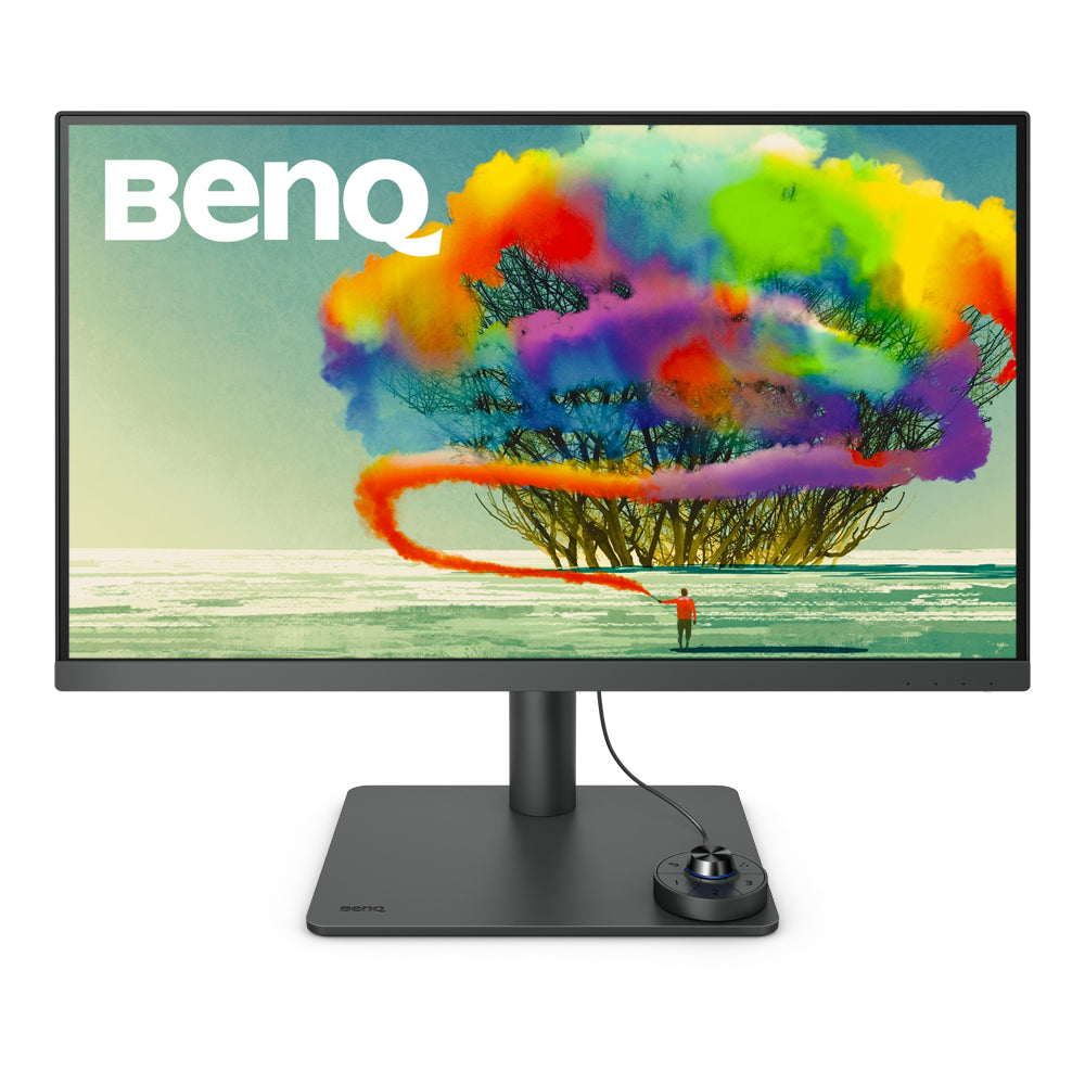 BenQ PD2705U – Monitor, 27", 3840 × 2160 (UHD 4K), IPS, 60 Hz, 250 cd/m², KVM, USB-C, VESA 100 × 100, Schwarz