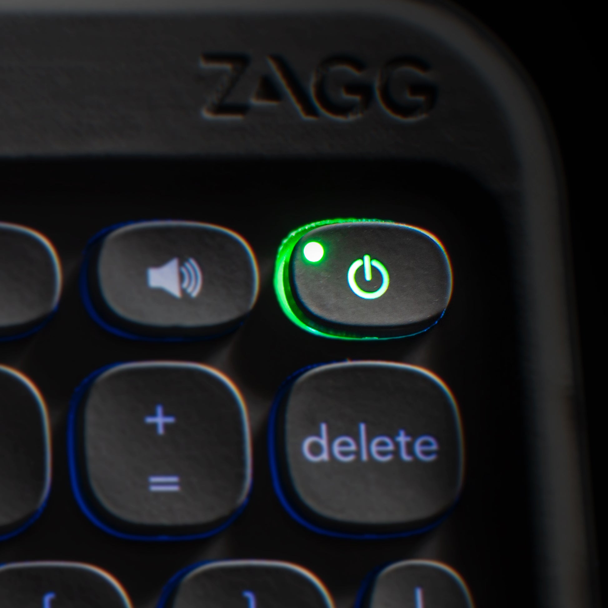 ZAGG KBD Pro Keys – Tastatur mit Touchpad, Schwarz/Grau – für Apple iPad 10,2"
