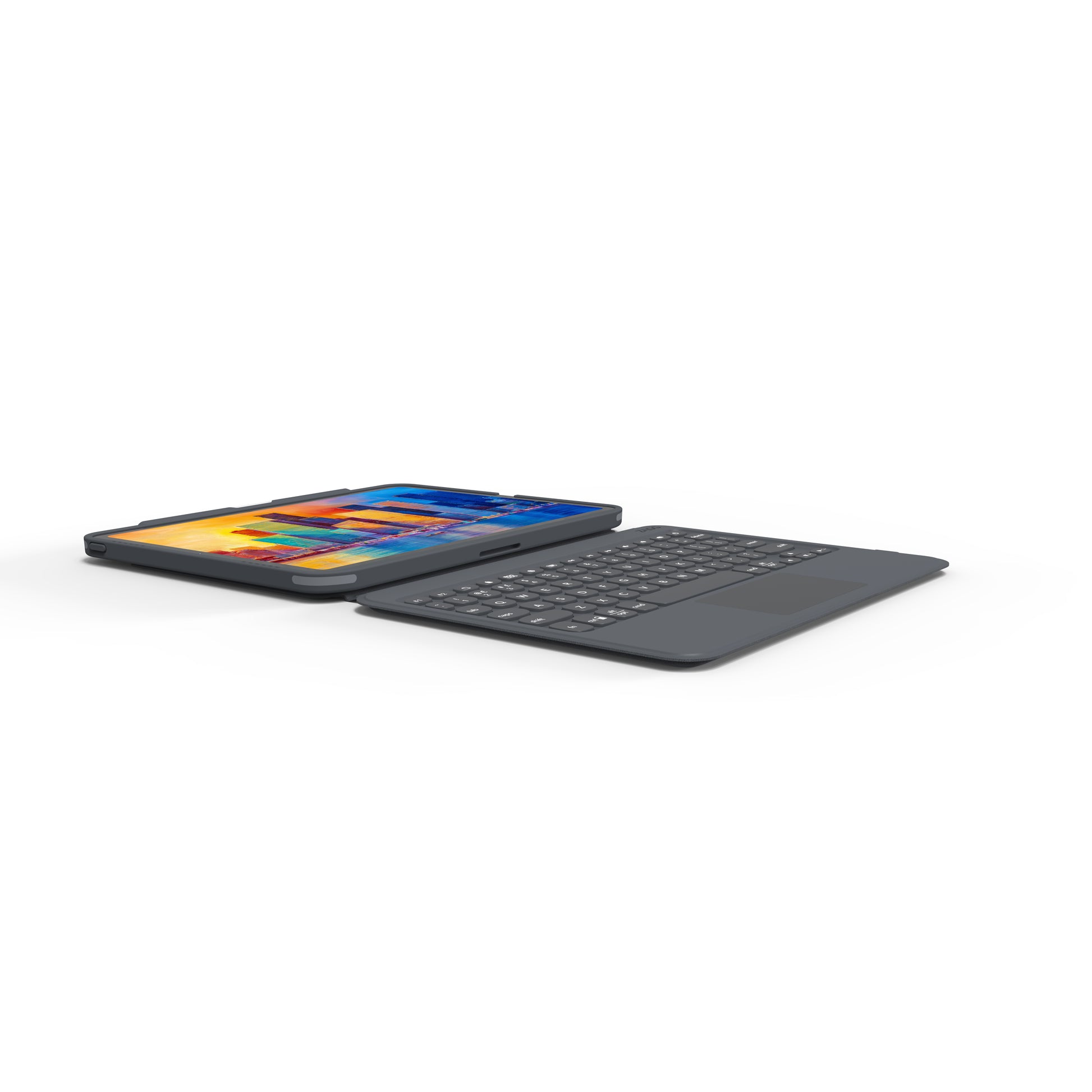 ZAGG KBD PRO KEYS – Tastatur mit Touchpad, Schwarz/Grau – für Apple iPad 10,9"