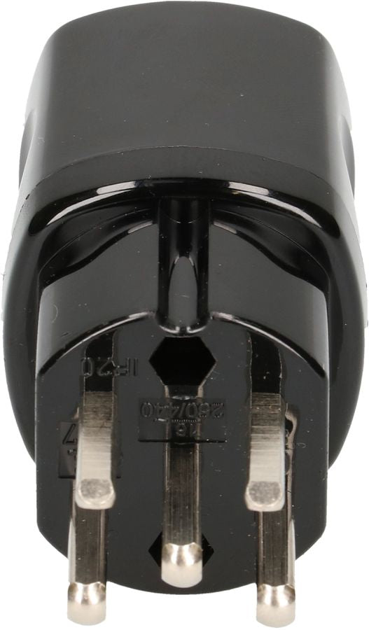 Max Hauri AG Max Hauri Adapterkabel T25 zu Schraubklemme, 16 A 400 V, Kunststoff – schwarz