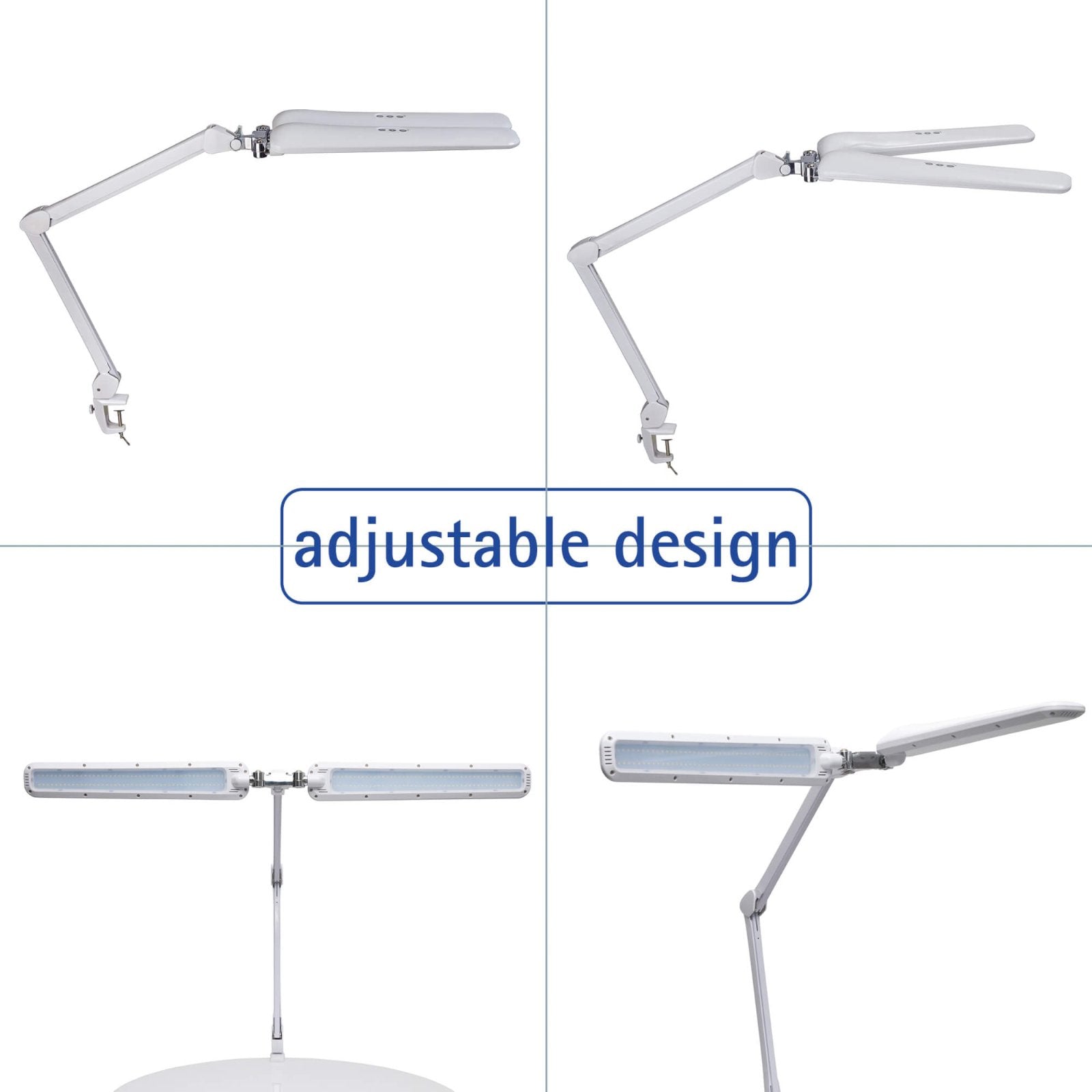 MAULcraft duo LED-Arbeitsplatzleuchte – dimmbar – 6500 K – 1'721 lm 22 W – weiss