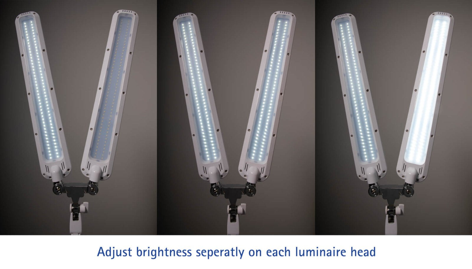 MAULcraft duo LED-Arbeitsplatzleuchte – dimmbar – 6500 K – 1'721 lm 22 W – weiss