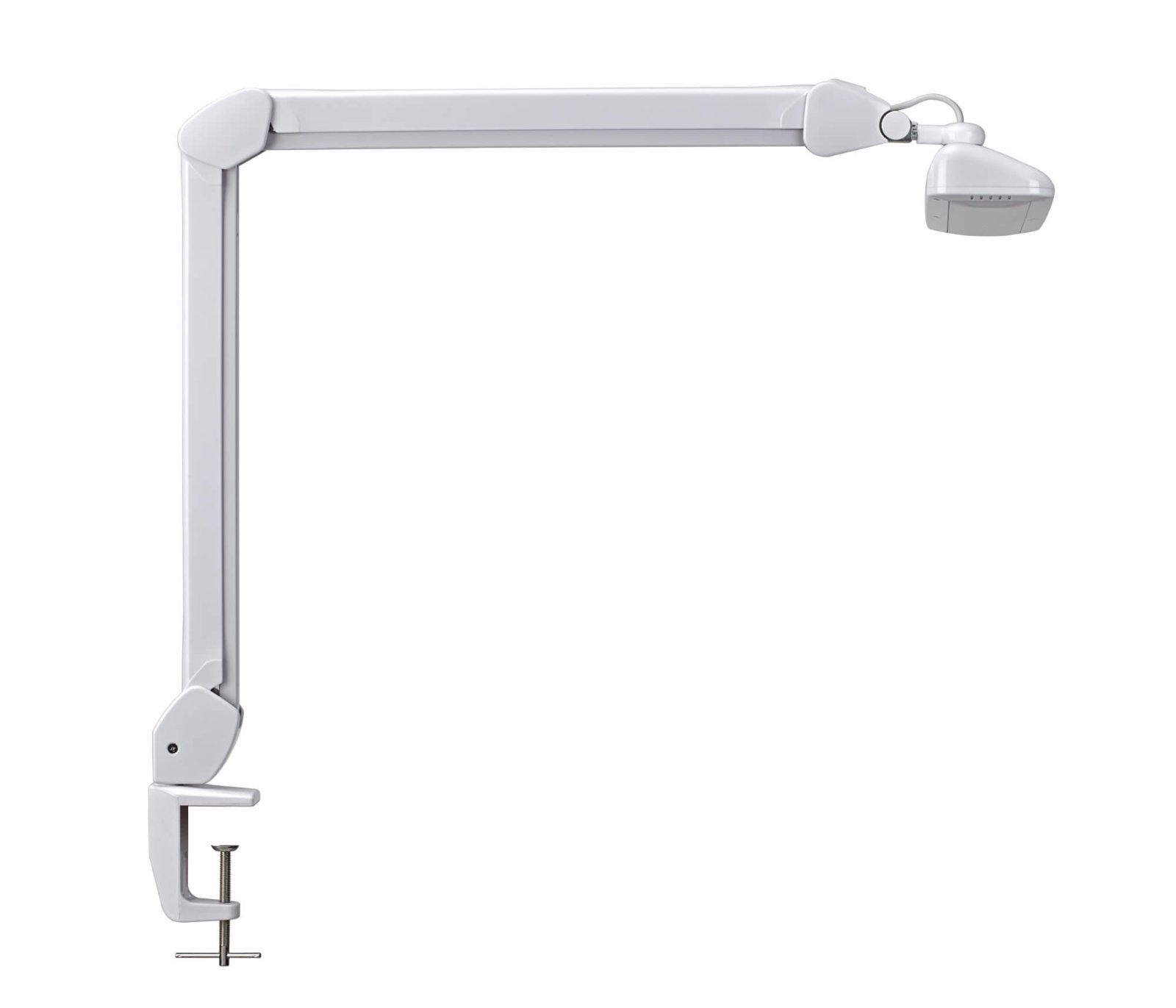 MAUL LED Tischleuchte intro – Klemmfuss, dimmbar – 6500 K – 1'449 lm 11 W – Weiss