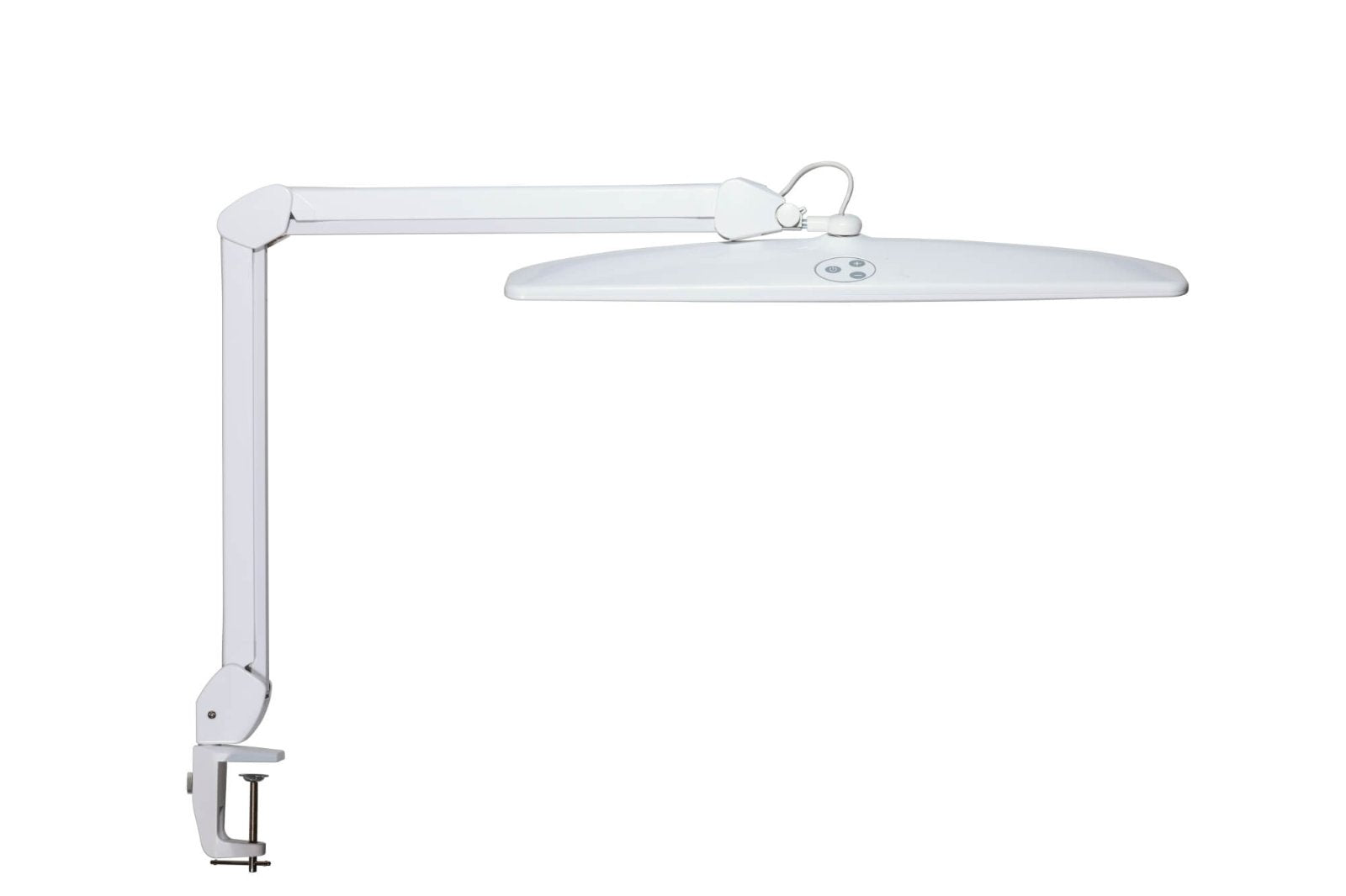 MAULexplore Tischleuchte – 6500 K Tageslichtweiss, Dimmbar, 2600 lm, Weiss