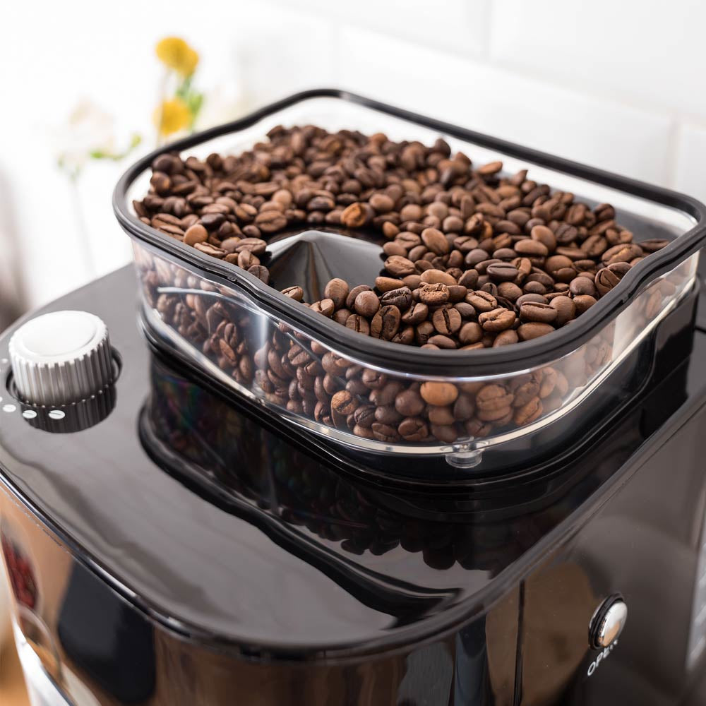 Gastroback 42711 Filterkaffeemaschine – 8 Tassen, 1 l, Karaffe, Schwarz/Edelstahl, 21,3 × 43 × 31,4 cm