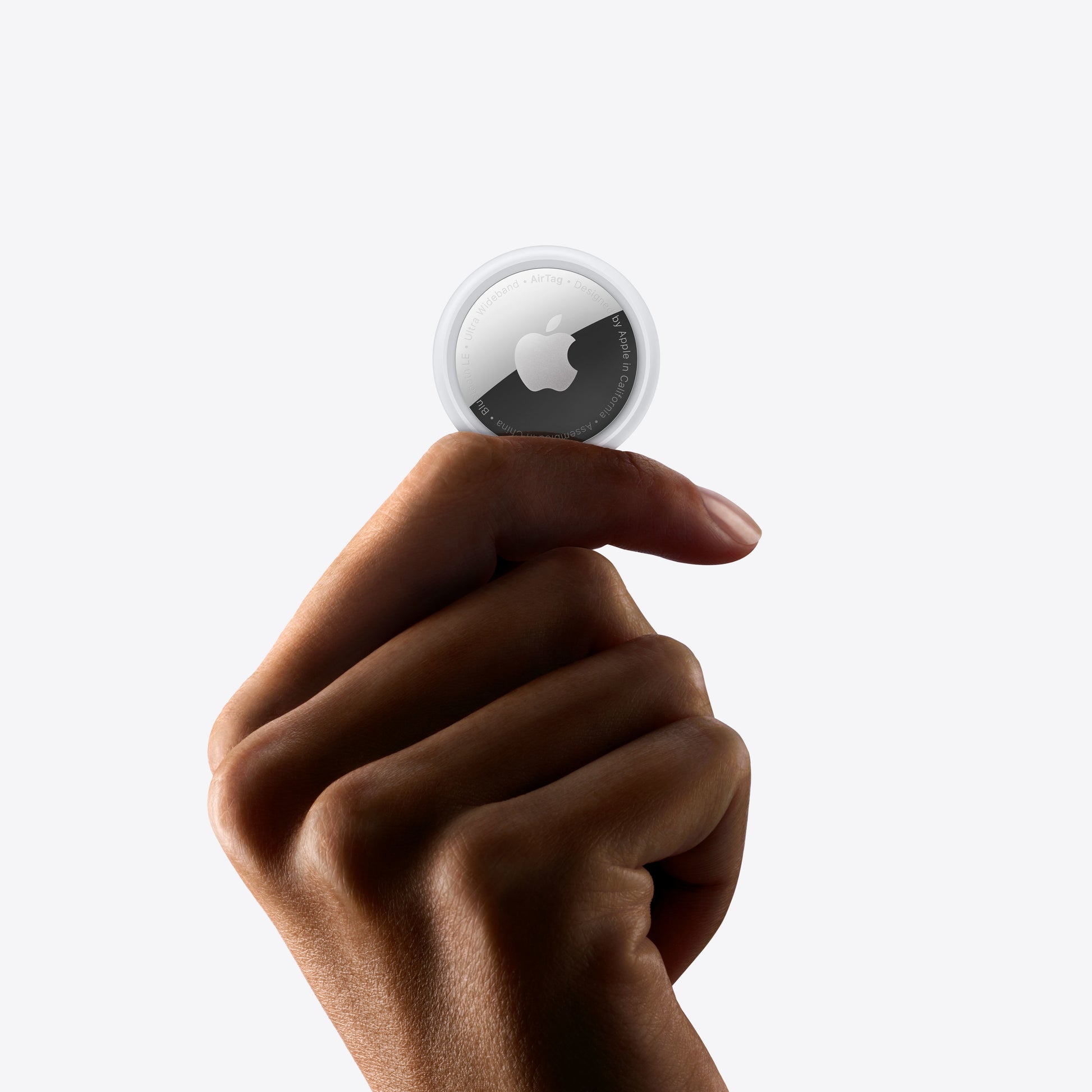 Apple AirTag – Finder, Bluetooth/NFC, für iOS 14.5, IP67, Silber/Weiss, 4er-Pack