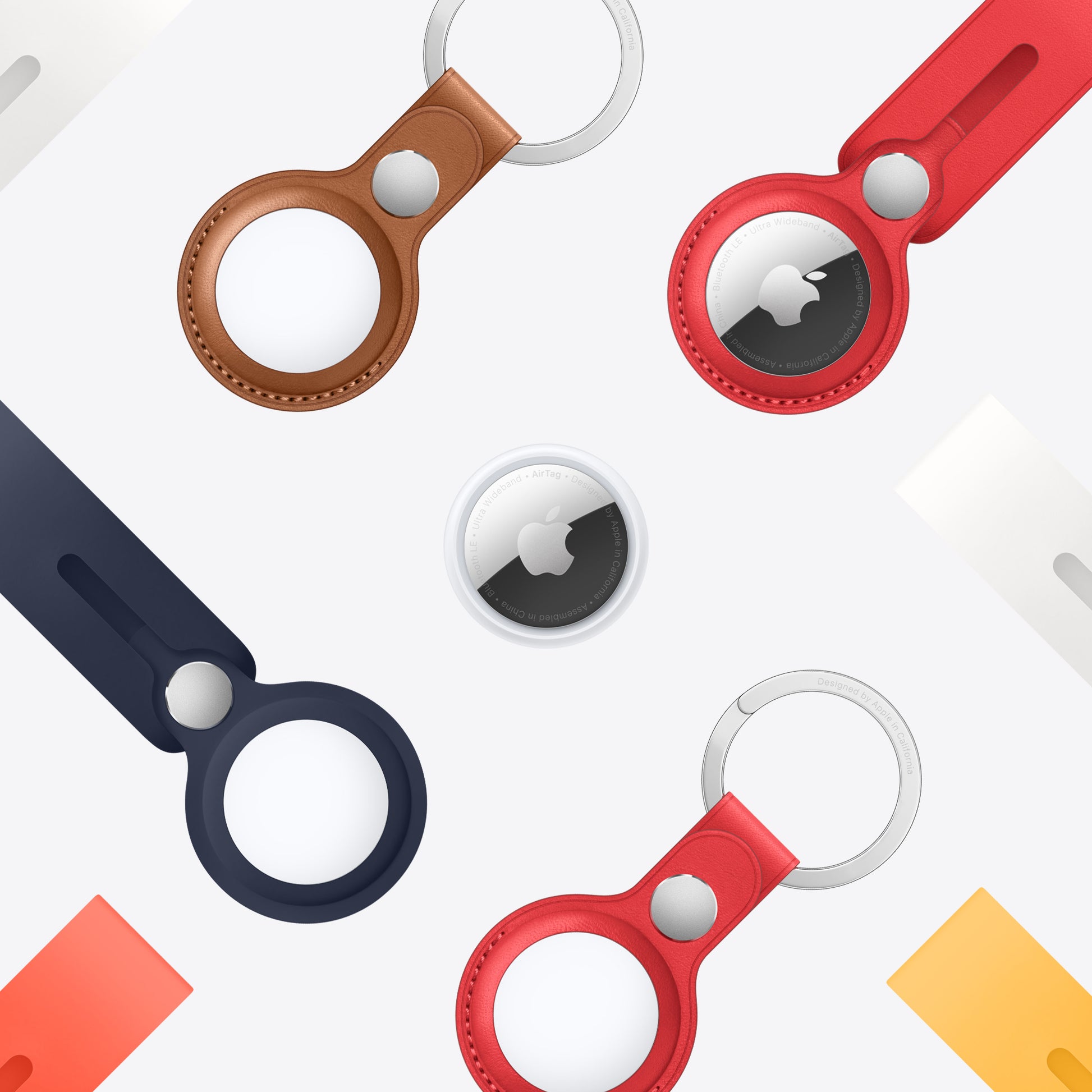 Apple AirTag – Silber/Weiss, IP67, für iPhone