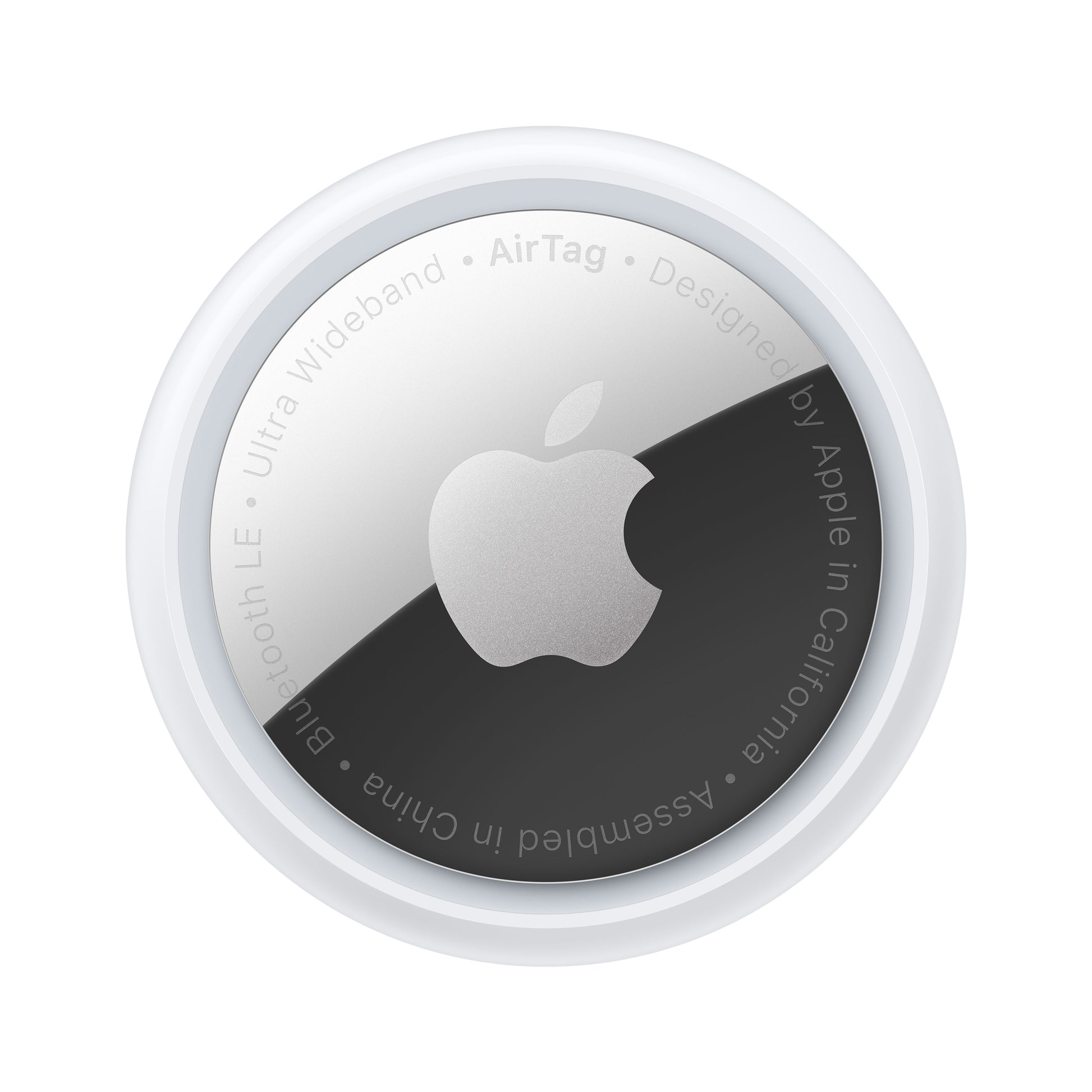Apple AirTag – Finder, Bluetooth/NFC, für iOS 14.5, IP67, Silber/Weiss, 4er-Pack