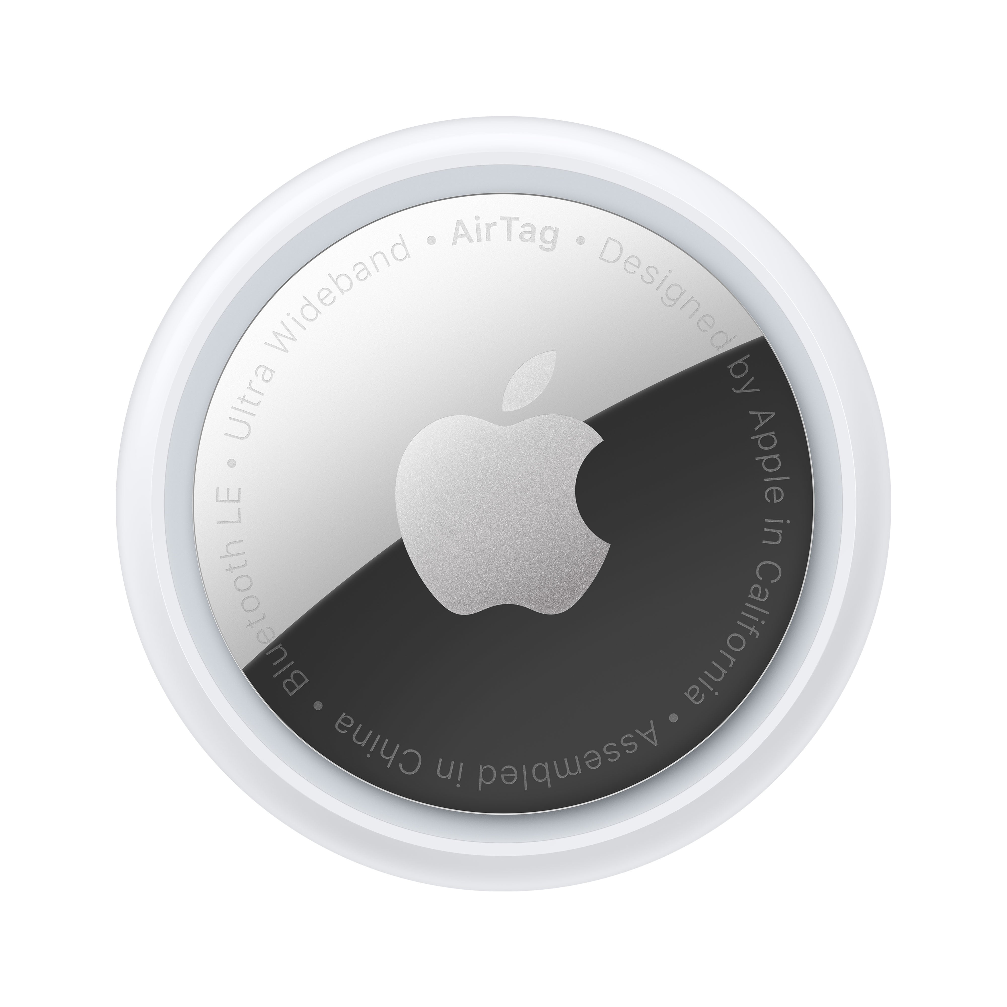 Apple Ortungsgerät AirTag – für Apple Find My-App, 31,9 × 31,9 × 8 mm, Weiss, 11 g