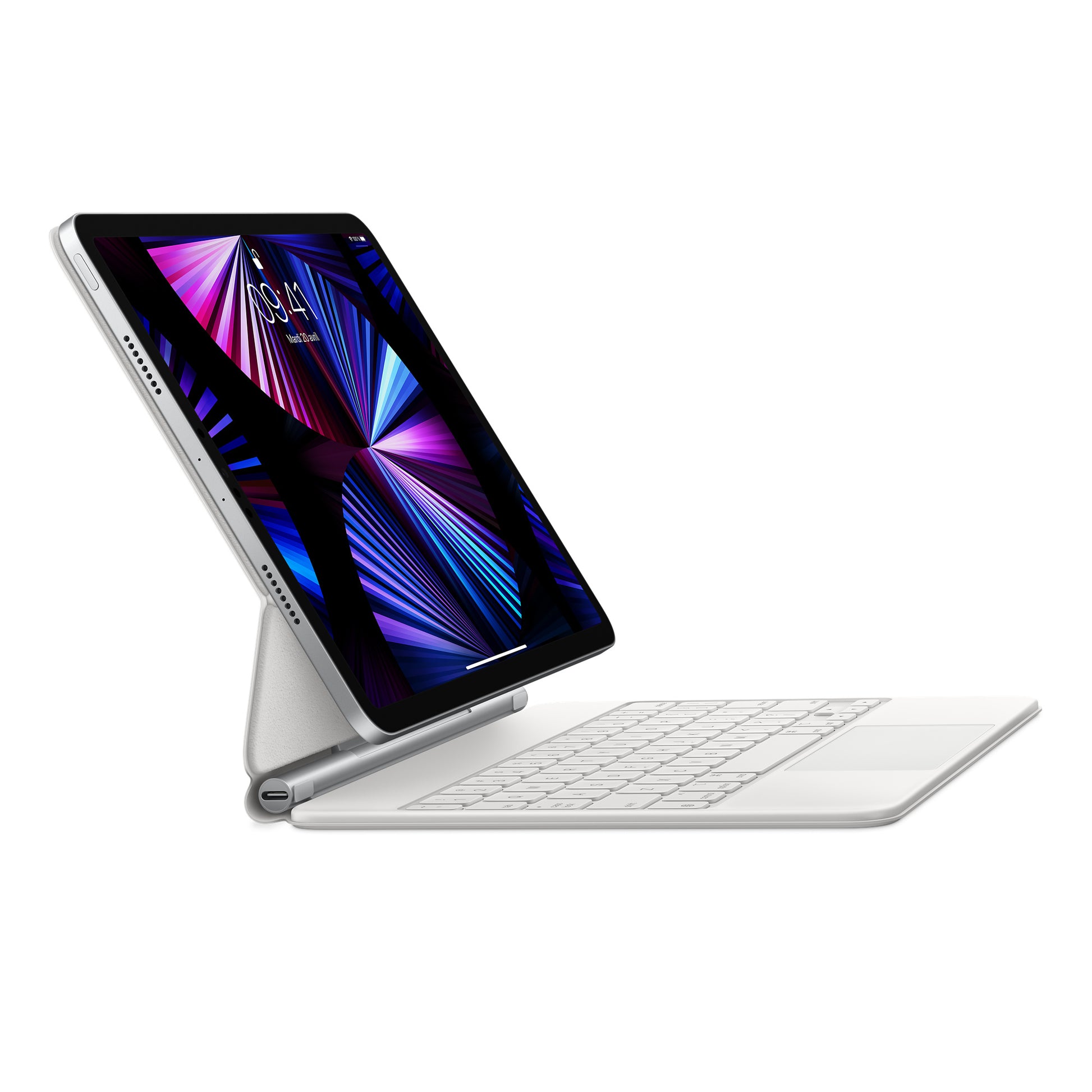 Apple Magic Keyboard – Tastatur, FR-Layout (FR), mit Touchpad – für iPad Pro 11" (4. Gen.), iPad Air (5. Gen.)