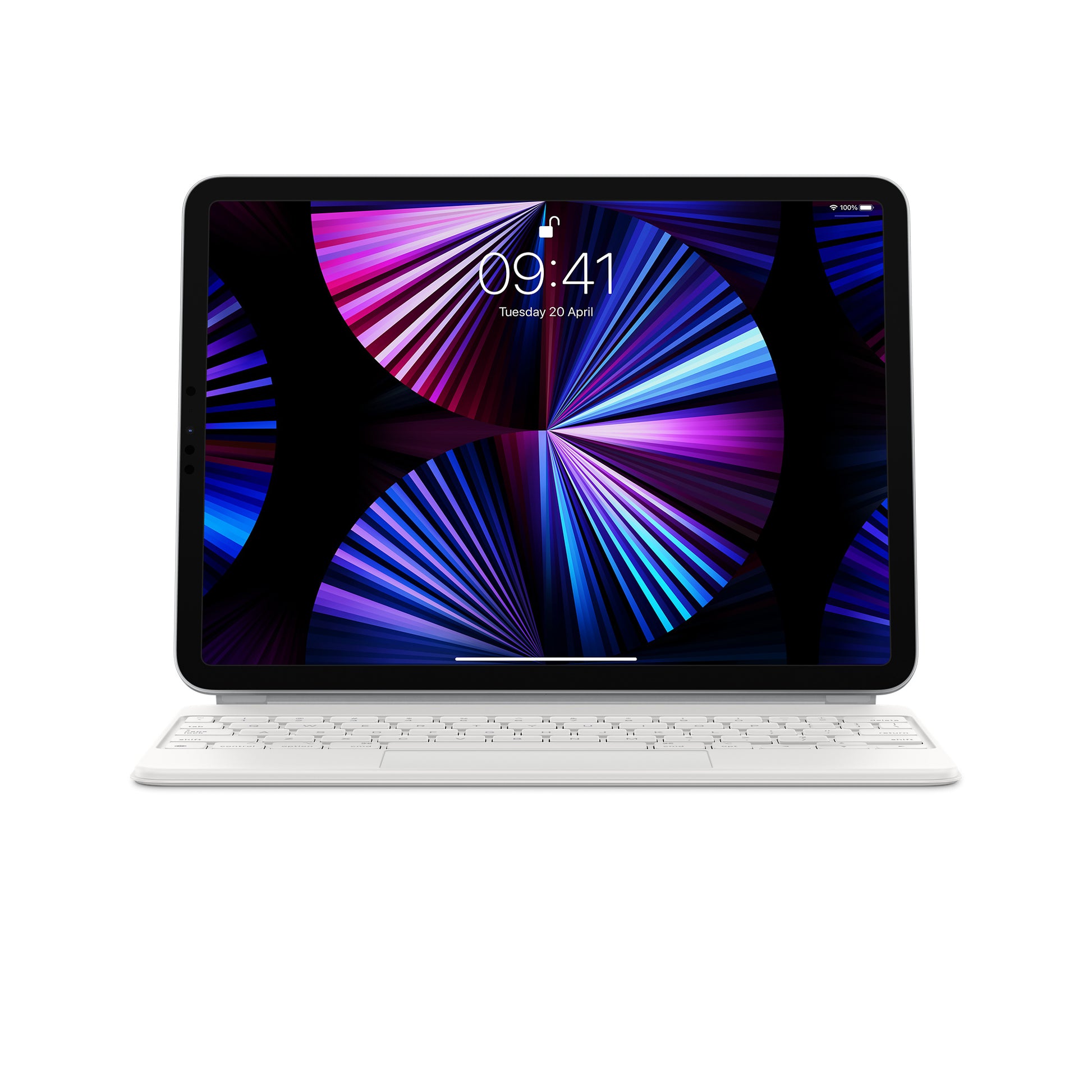 Apple Magic Keyboard Tastatur-Case für iPad Pro 11" (1.–4. Gen.), iPad Air (4.–5. Gen.) – QWERTY (US), mit Tra