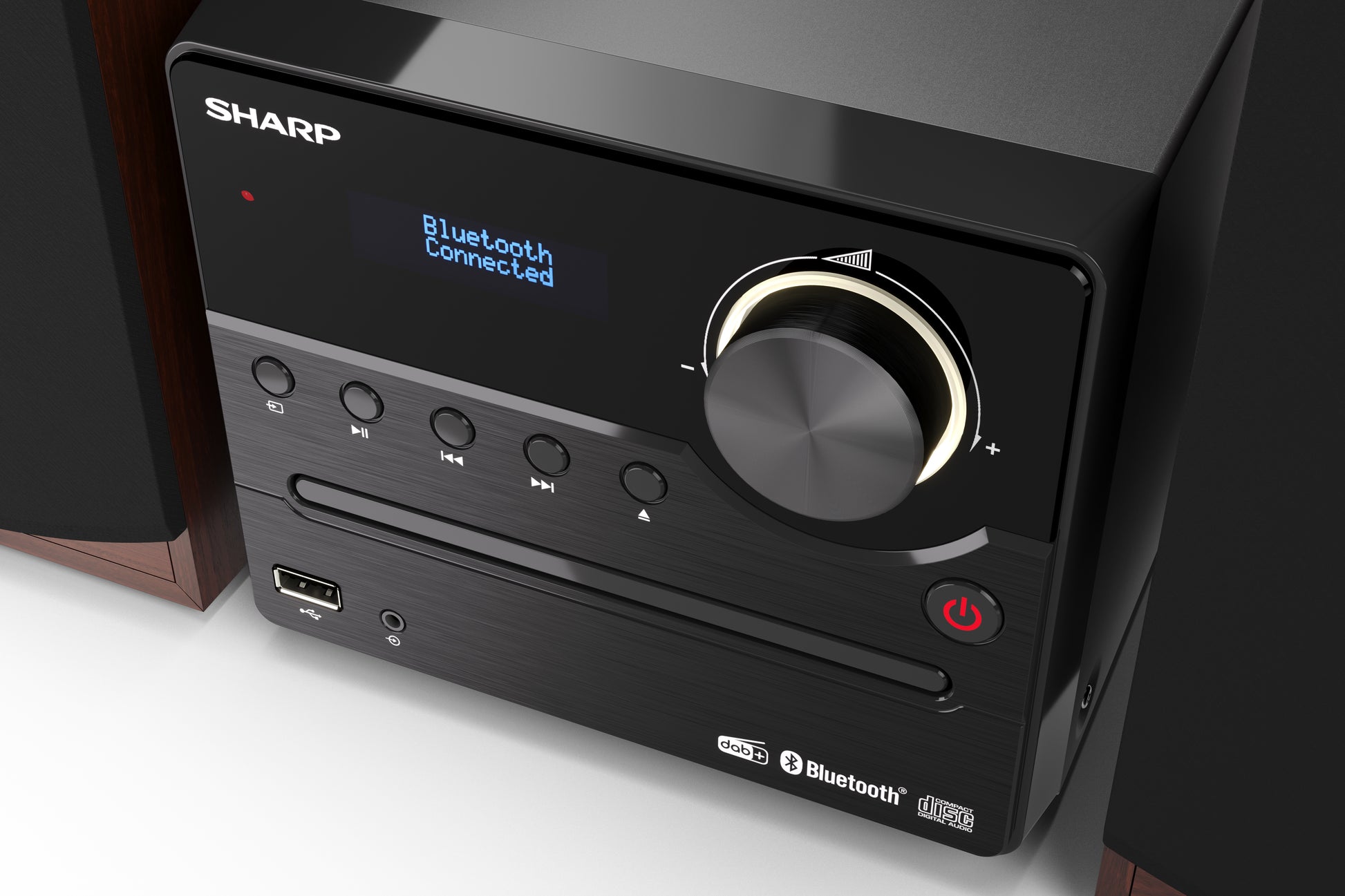 Sharp XL-B517D – Micro HiFi-Anlage, DAB+/FM, CD, Bluetooth, 45 W – Braun