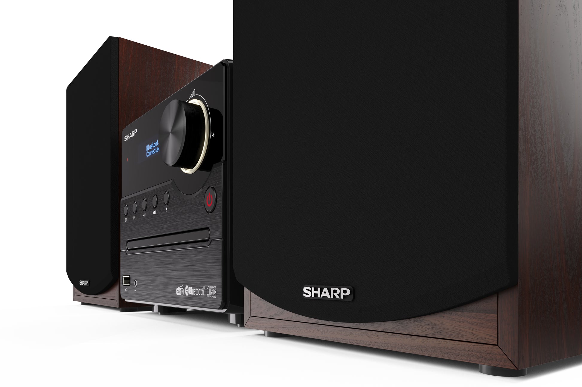 Sharp XL-B517D – Micro HiFi-Anlage, DAB+/FM, CD, Bluetooth, 45 W – Braun